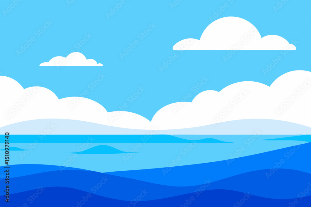 blue sky and sea blue sky and sea