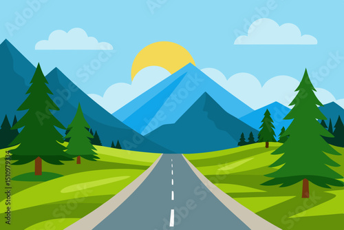 road to the mountains