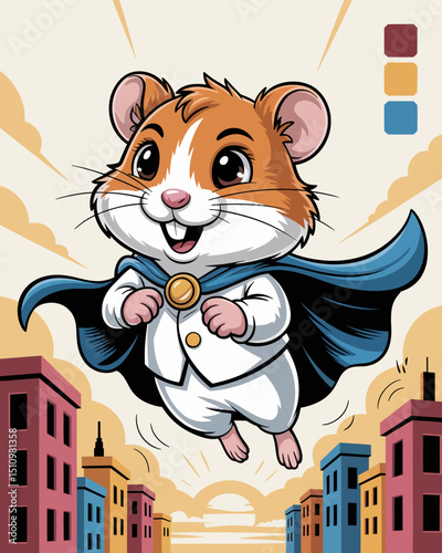 Superhero Hamster