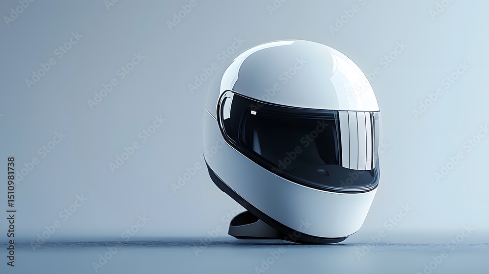 Fototapeta premium Sleek and Safe Electric Scooter Helmet