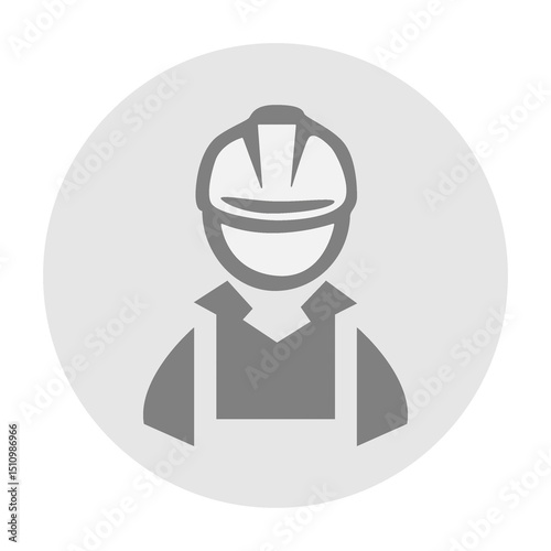 Flat illustration in grayscale. Avatar, user profile, person icon, gender neutral silhouette, profile picture. Suitable for social media profiles, icons, screensavers and as a template..