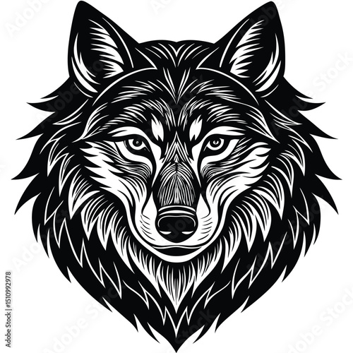 wolf head mascot