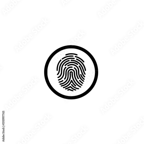 Fingerprint identification security access biometric authentication technology identity personal touch id scan