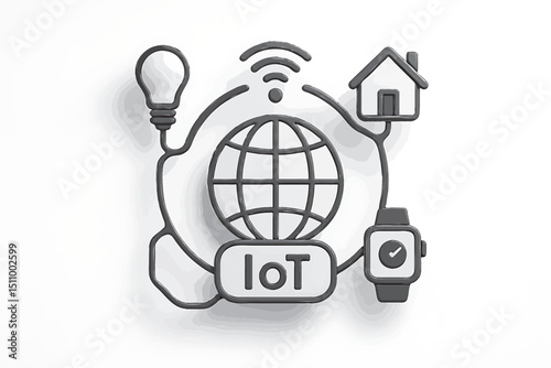 Creative light bulb icon representing global communication and technology network in vector style