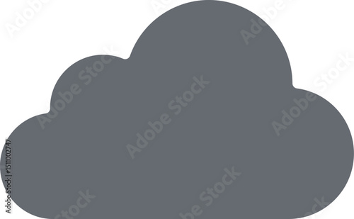 Gray cloud floats silently in the sky, symbolizing weather patterns and the potential for rain, creating a serene and slightly ominous atmosphere.