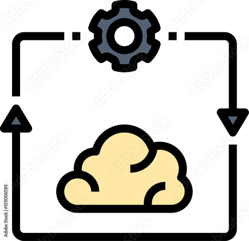 functional illustration on a white background    