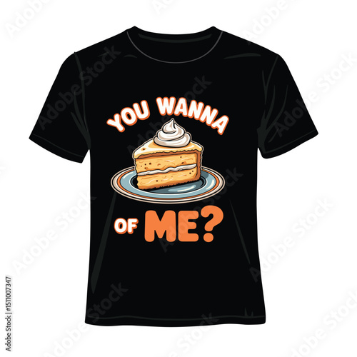 Cake Lover T-Shirt Vector – Sweet Bakery Design Illustration design by Ai