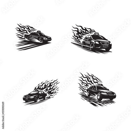 taxi going extremely fast