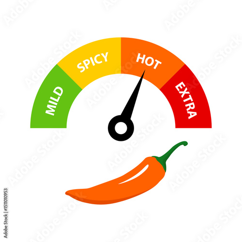 Hot level indicator icon