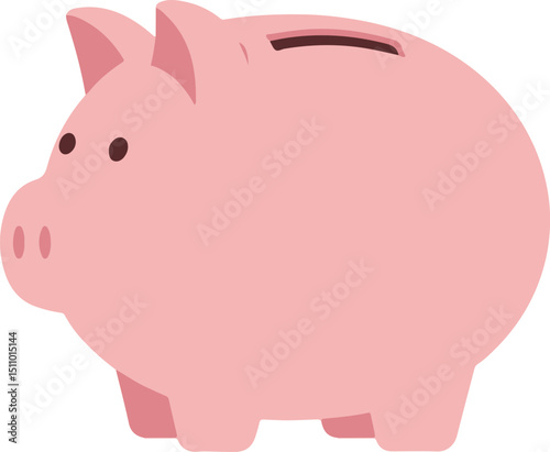 pink piggy bank