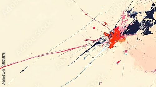 Abstract paint splatter art (2)