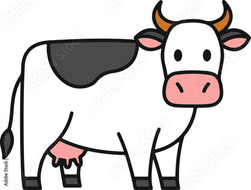 funny cow cartoon
