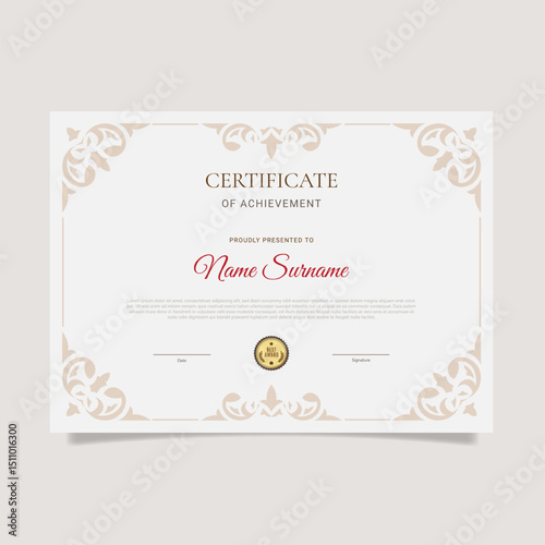 An award certificate is displayed in a light brown frame.