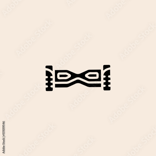 Hoverboard icon flat vector design.