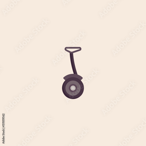 Hoverboard icon flat vector design.