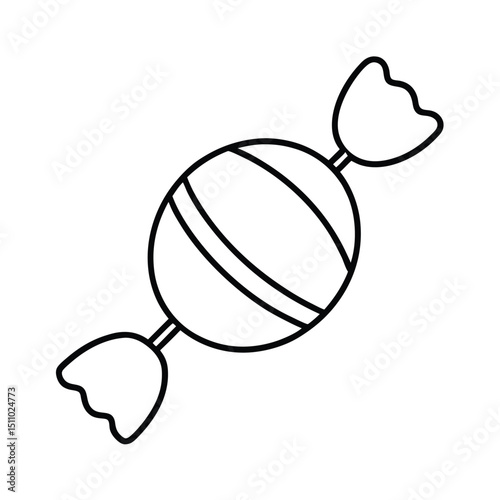 Bonbon icon Outline bonbon vector icon