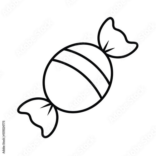 Bonbon icon Outline bonbon vector icon