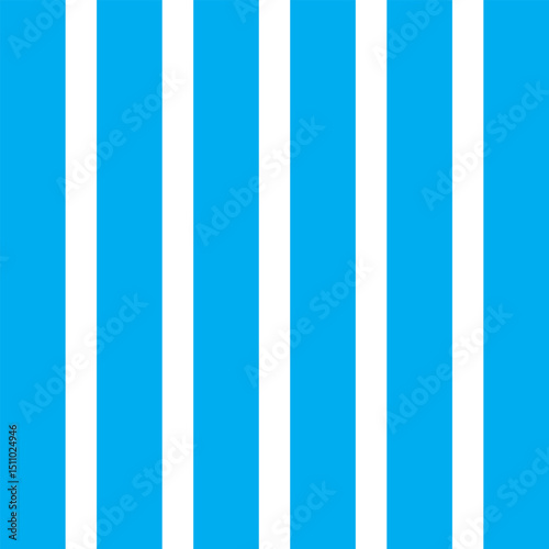 Vector seamless vertical stripes pattern, red and white. Simple background