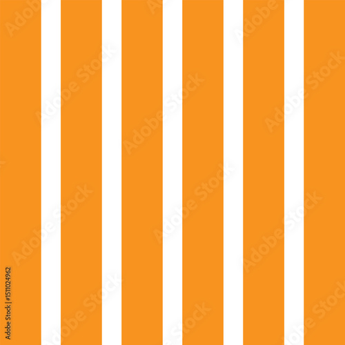 Vector seamless vertical stripes pattern, red and white. Simple background