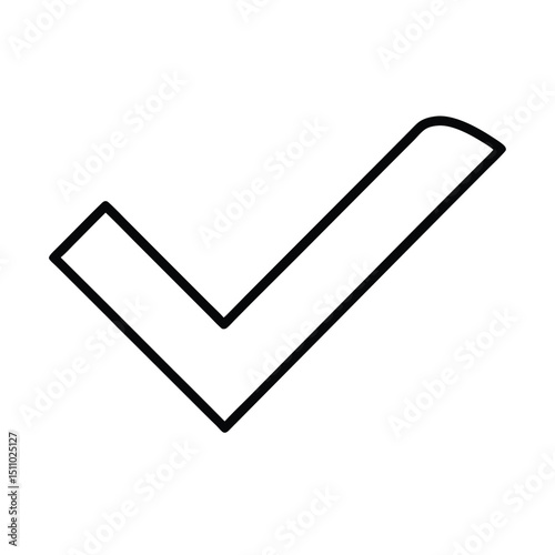 Check Mark Icon Simple, Clean, and Versatile Vector Graphic