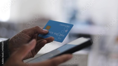 An individual conducts a seamless transaction using a contactless credit card. Embracing modern finance with ease and convenience. Effortless, modern payment