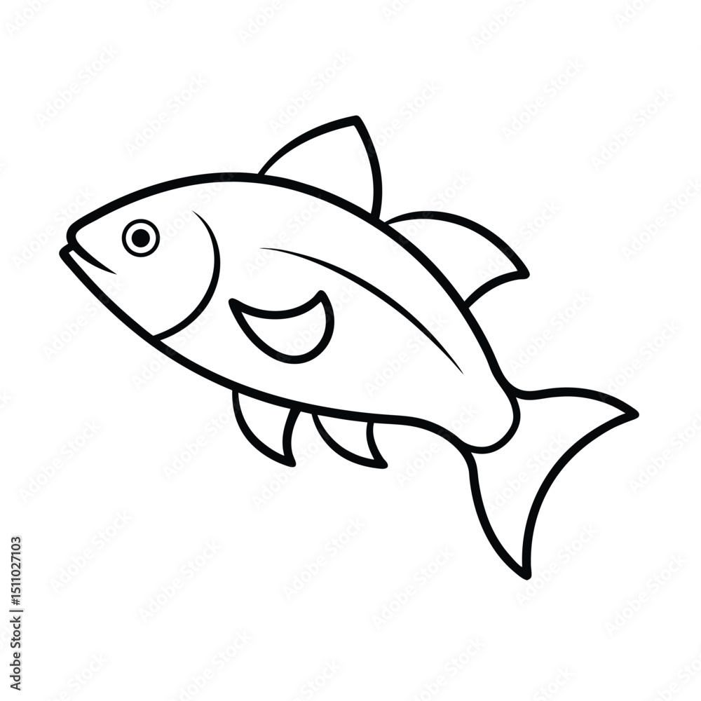 vector illustration of a fish vector illustration of a fish