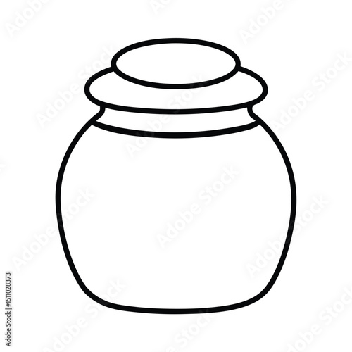 glass jar vector illustration
