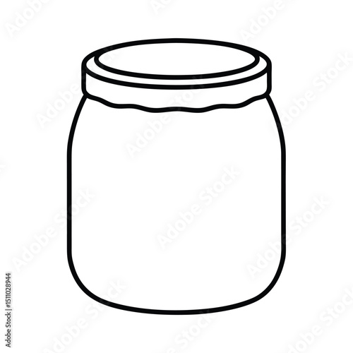 glass jar of preserved peas