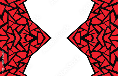 Abstract background with geometric pattern with some copy space.