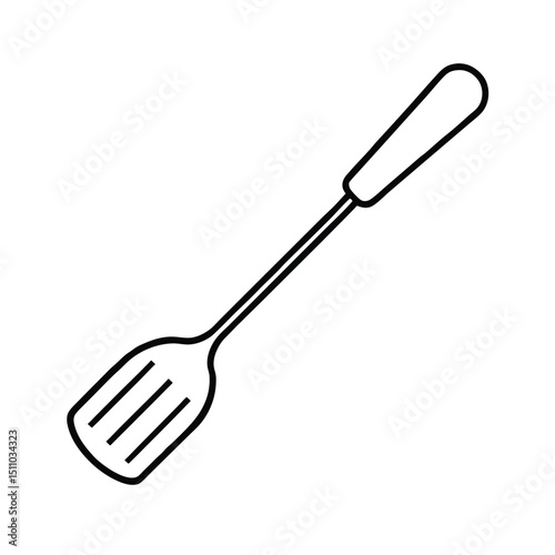 spatula isolated on white