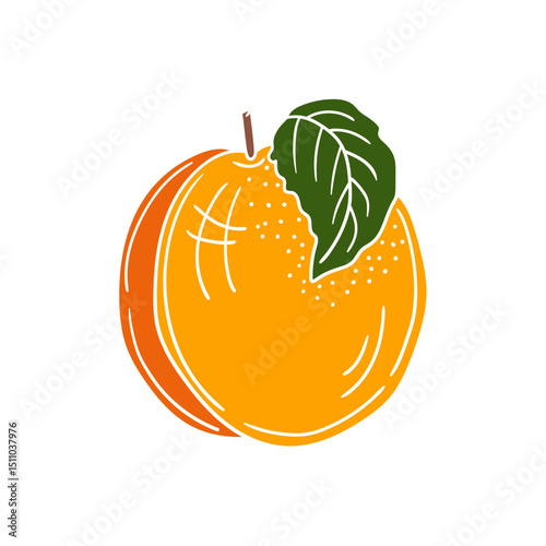 Illustration in hand draw style. Icon, sign, sticker, pin, logo