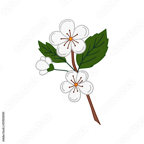 Illustration in hand draw style. Icon, sign, sticker, pin, logo