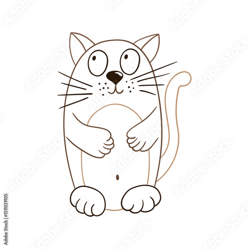 Illustration in hand draw style. Icon, sign, sticker, pin, logo