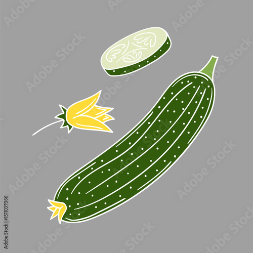 Illustration in hand draw style. Icon, sign, sticker, pin, logo