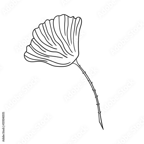 Illustration in hand draw style. Icon, sign, sticker, pin, logo