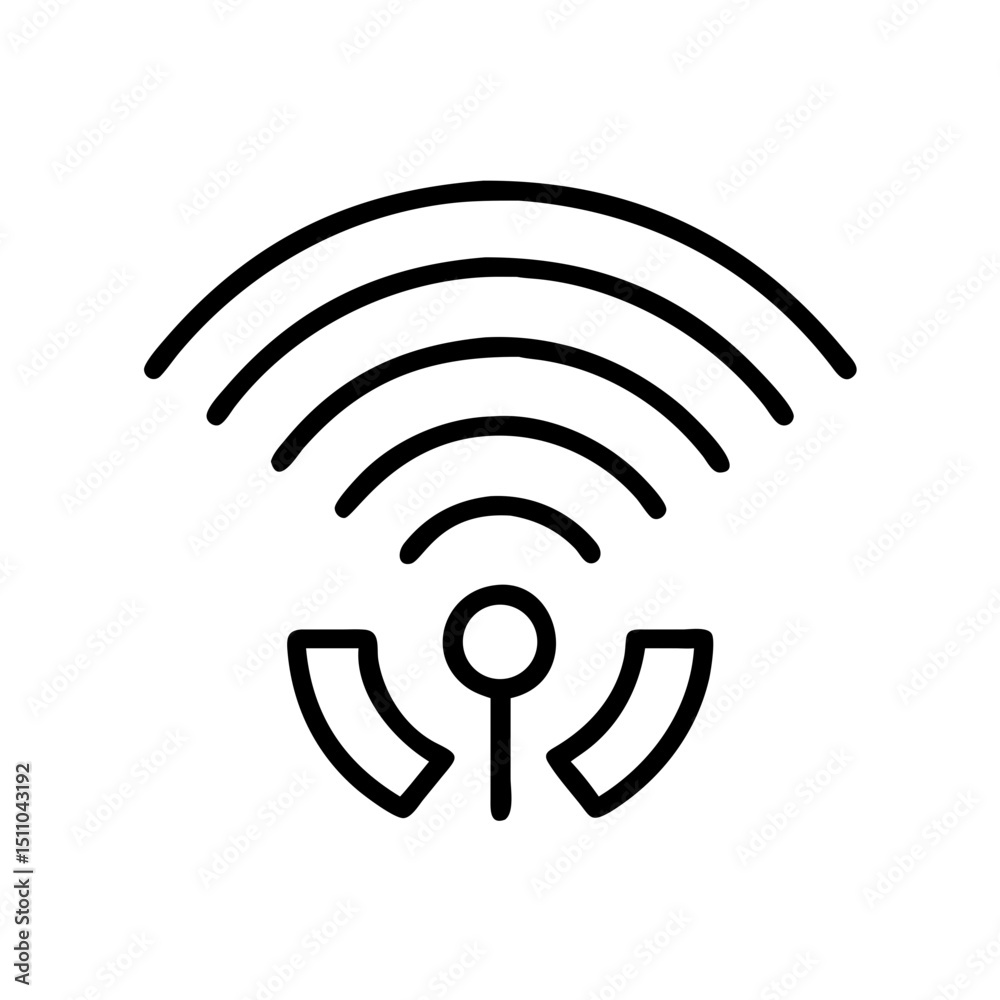 Simple wifi symbol. Wireless connection icon design. Modern wifi signal illustration for mobile app interface design. Clean wifi symbol for website or application. Simple wifi symbol. Wireless connection icon design. Modern wifi signal illustration for mobile app interface design. Clean wifi symbol for website or application.