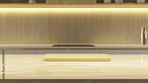 Modern Minimalist Kitchen Countertop Design