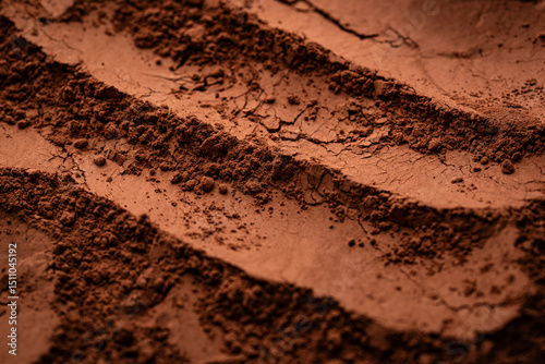 Cocoa powder chocolate texture background