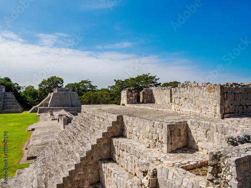 Great Acropolis, Edzna Archaeological Site, Campeche State, Mexico