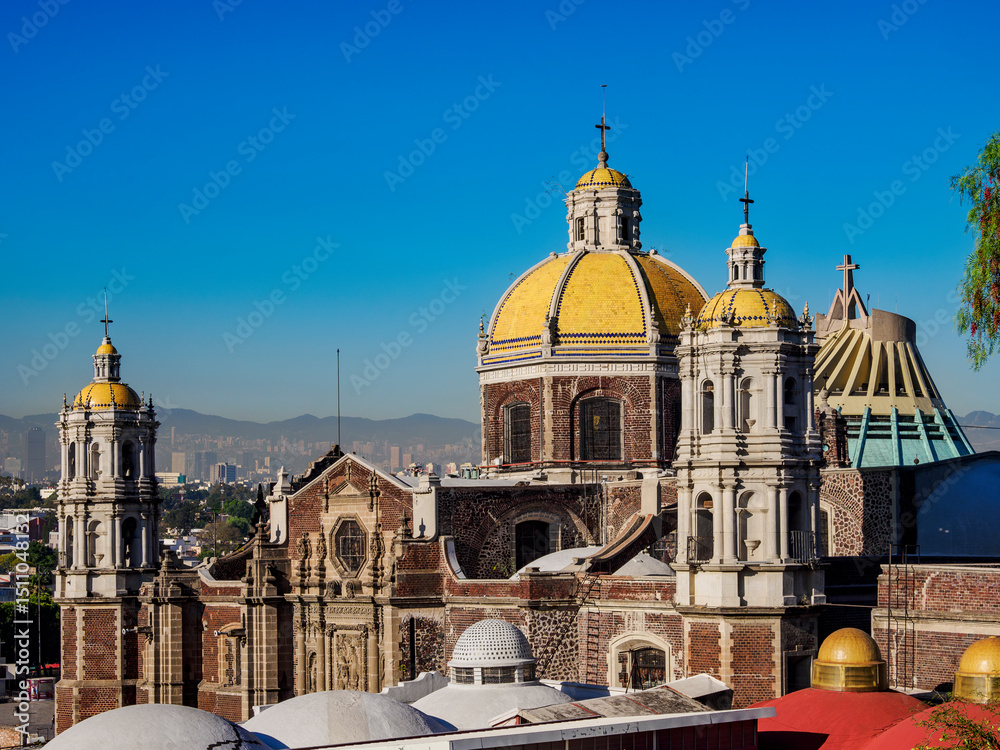 custom made wallpaper toronto digitalOld Basilica of Guadalupe, elevated view, Villa de Guadalupe, Mexico City, Mexico