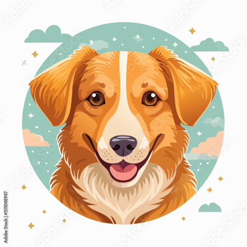 golden retriever with a ball