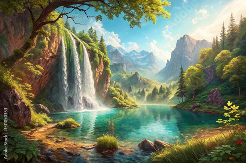 waterfall in the forest