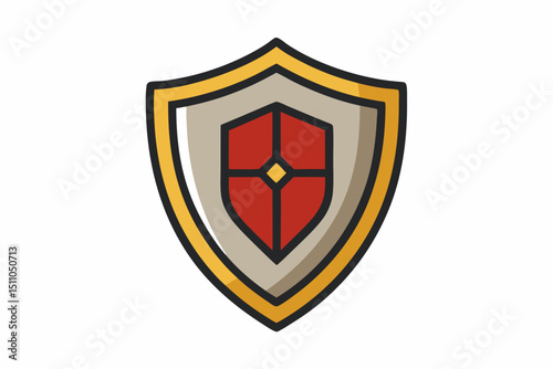 Generated AI Shield  Digital Security Icon & Logo Design