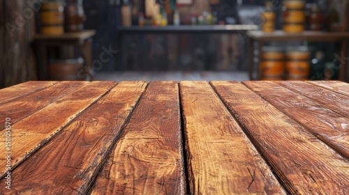 Rustic Wooden Tabletop: A Warm and Inviting Surface