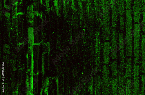 green grunge background, dark green texture 