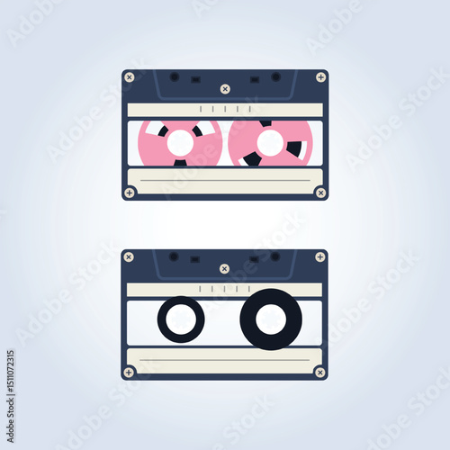 Casit Icons, Cassette tapes audio recorder with an abstract background