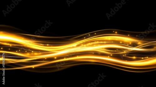 Golden waves of light