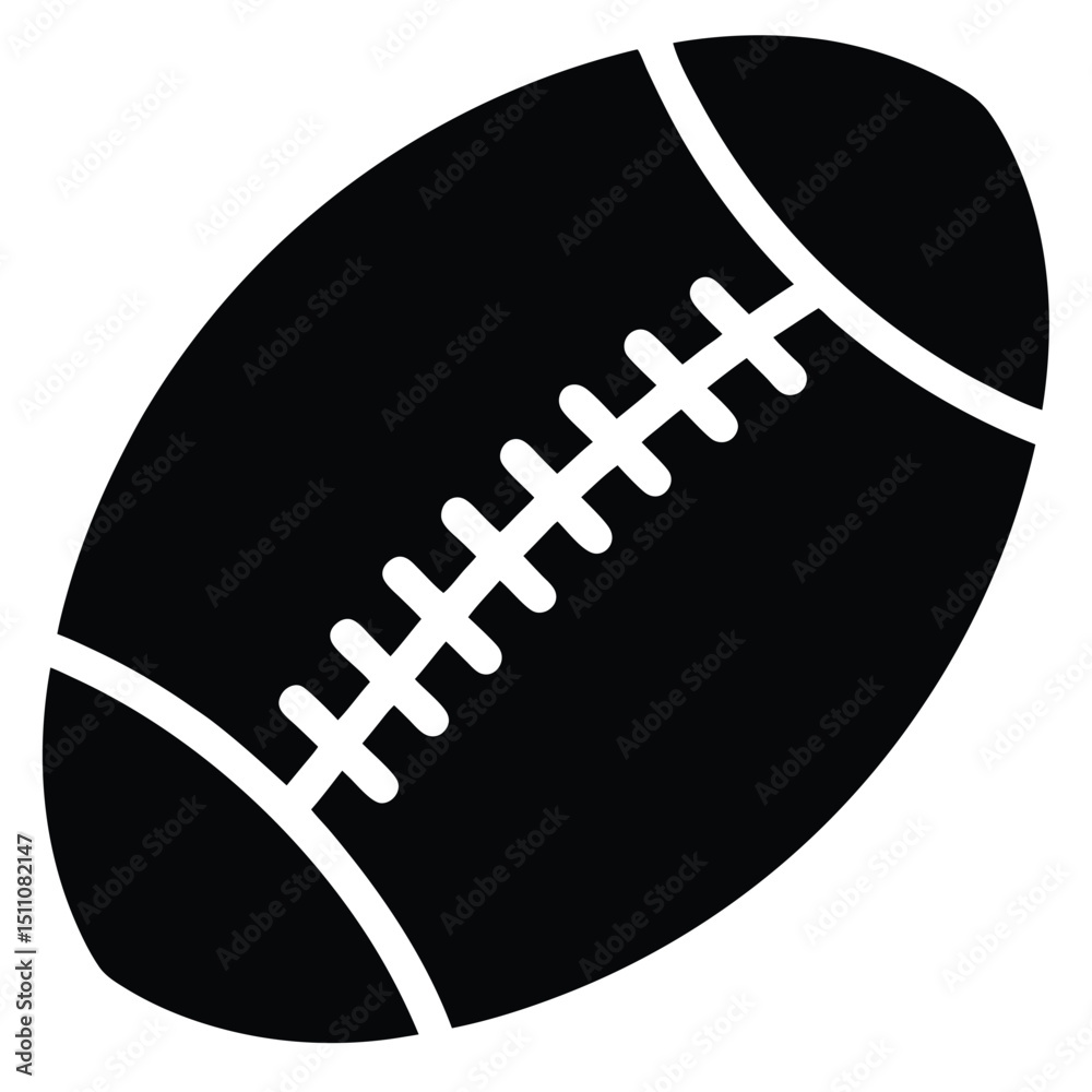 American football player vector of silhouette vectore and illustration.
