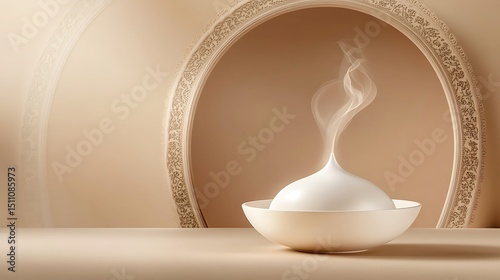 Elegant beige aromatherapy diffuser