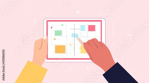 Hands on Tablet, Planning
